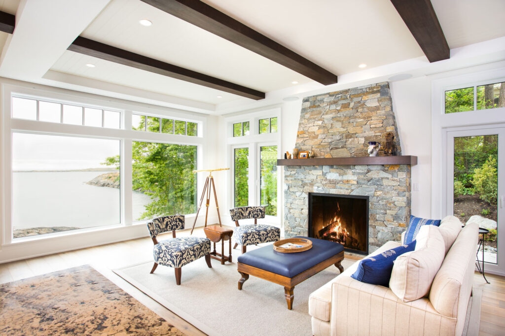 living room in King George Terrace home