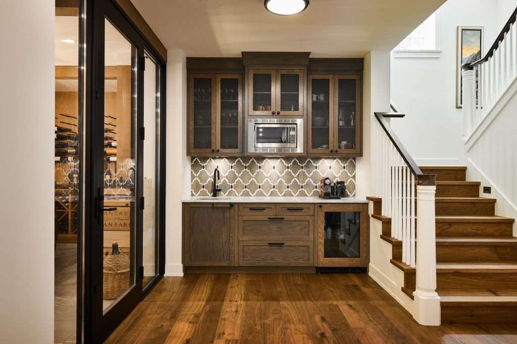 custom cabinetry in Lands End home